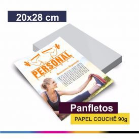 Panfleto | Couchê 90g | 20x28cm | Cor 4x0